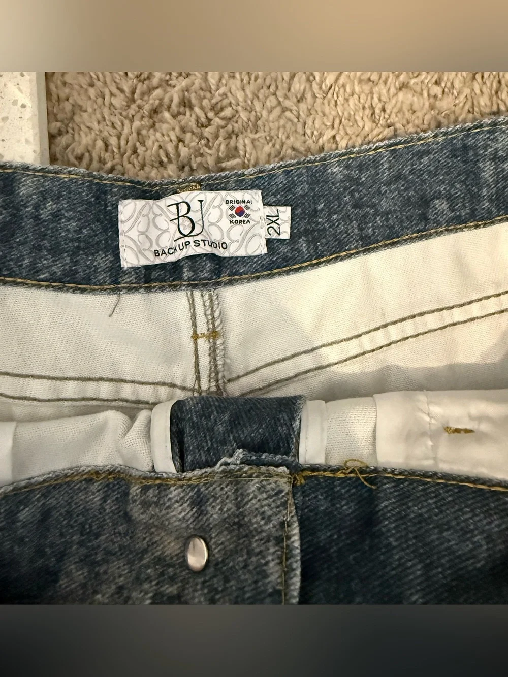 Denim Bear skirt